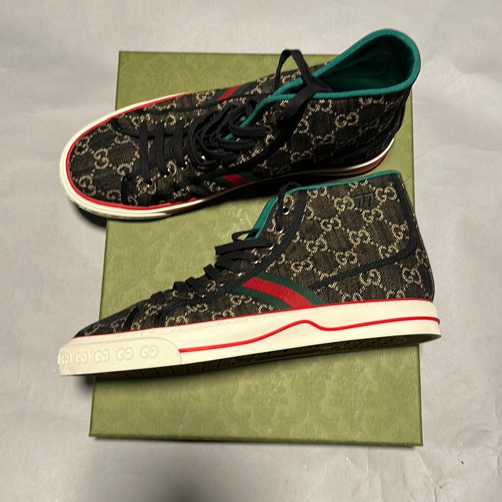 Gucci Limited Edition Mens Monogram Sneakers Size 11